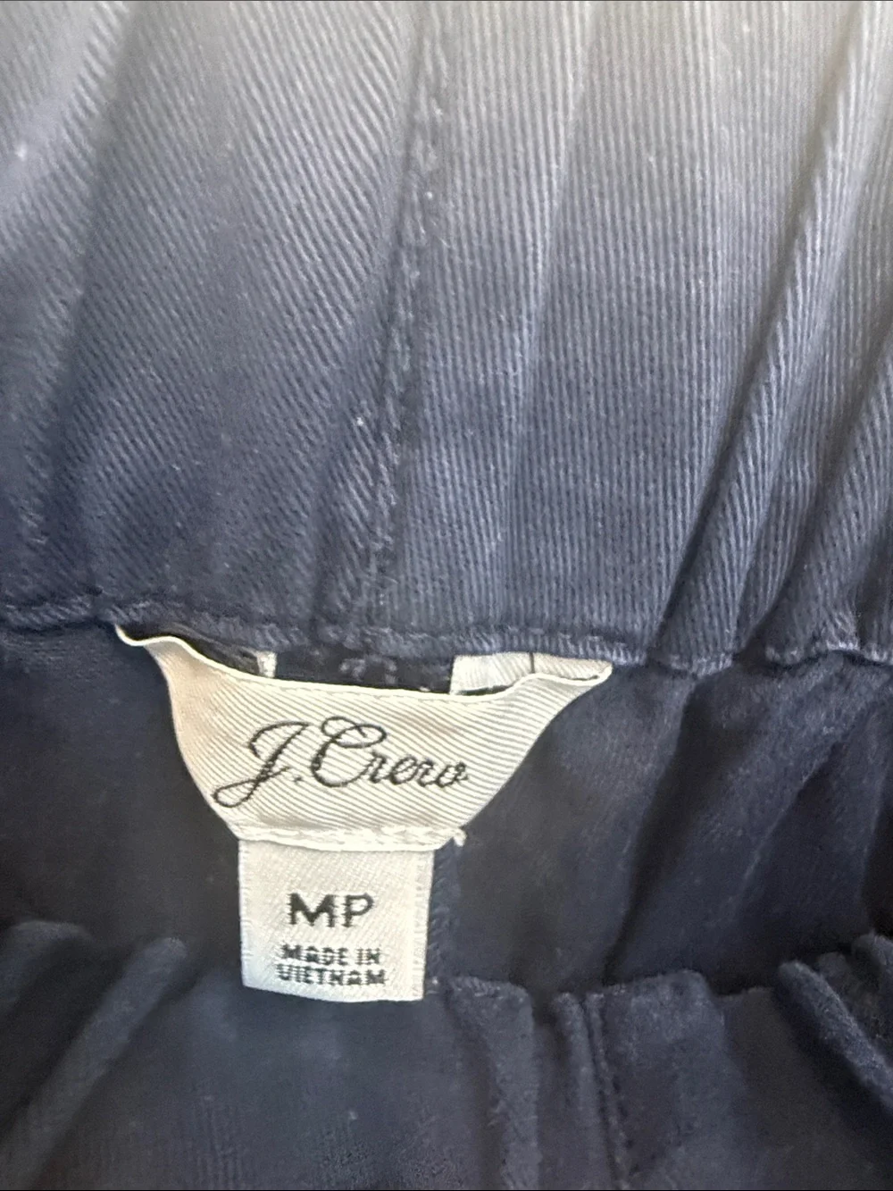 J. Crew Wide-Leg Navy Pants